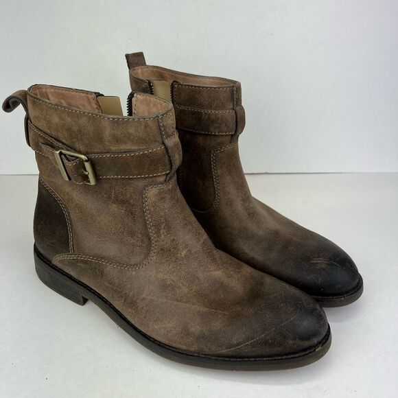 Clark’s Men’s Burns Fast Boots Burnished Toe Leather main image 5